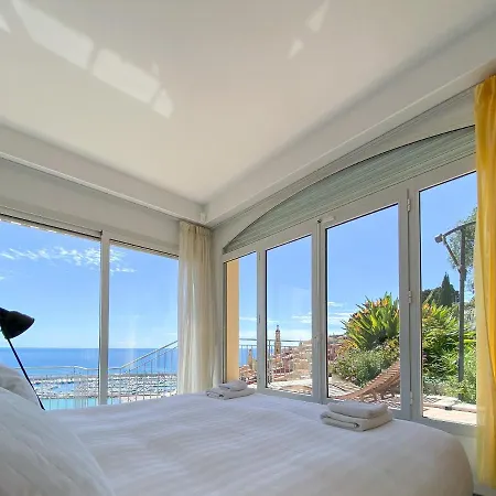 דירה L'ensoleillee Vue Panoramique Mer, 250 M De La Et Du Centre *